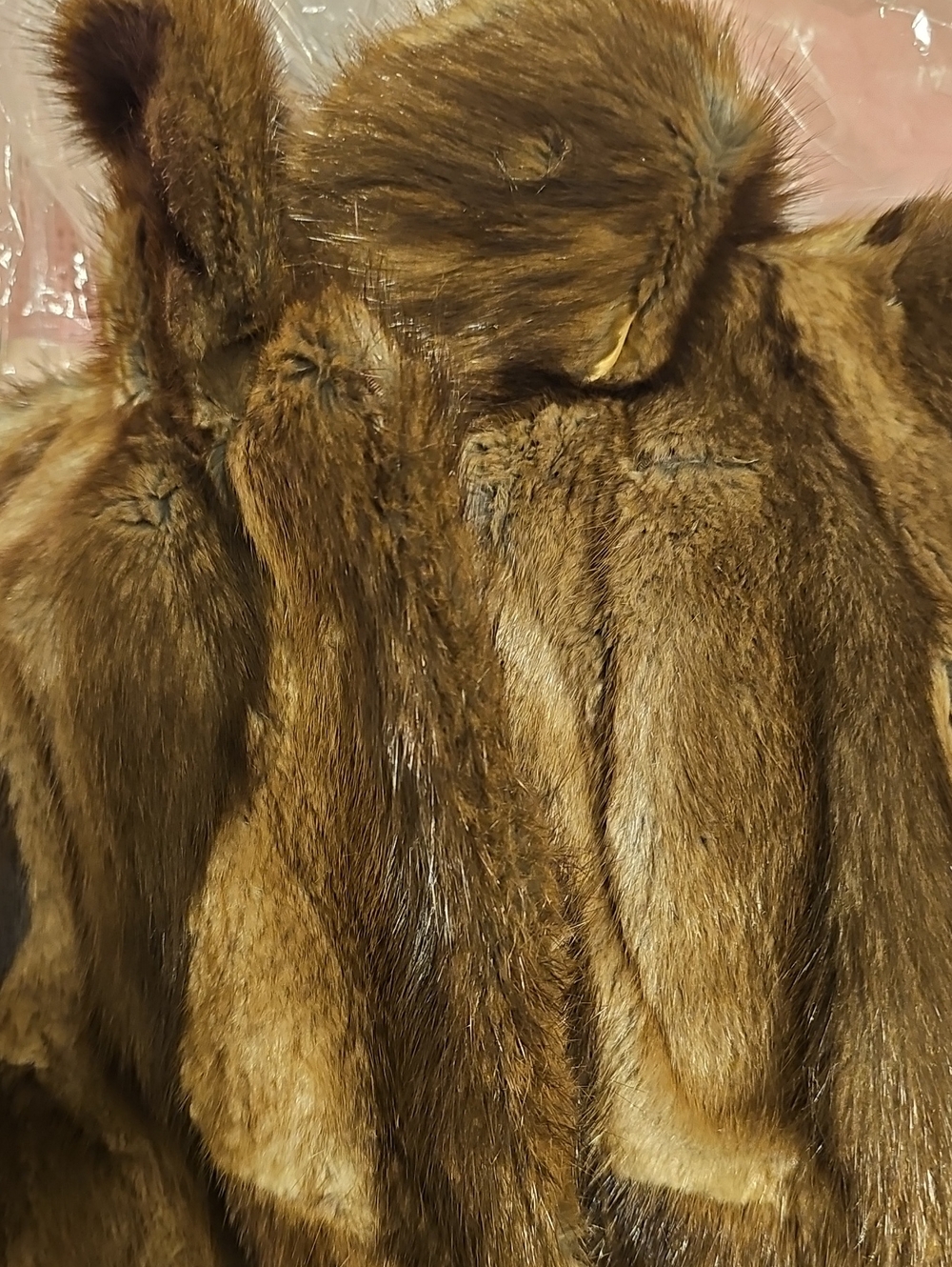 Women's Brown Fur Button-Front Coat - Picture 11 of 13